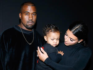 كيم كارداشيان وابنتها نورث