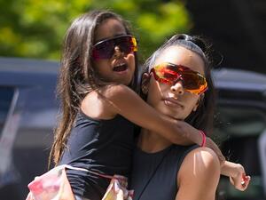 كيم كارداشيان ونورث