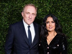 سلمى حايك وزوجها الملياردير الفرنسي