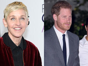 ألين دي جينيريس والأمير هاري