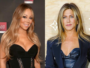 جينيفر أنيستون وماريا كاري