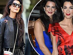 أمل كلوني وشقيقتها