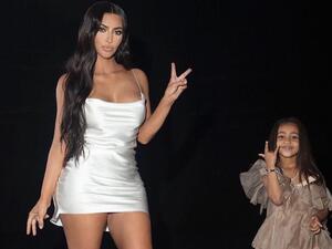 كيم كارداشيان وابنتها نورث