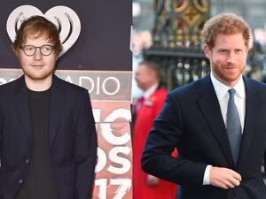 الأمير هاري وإيد شيران