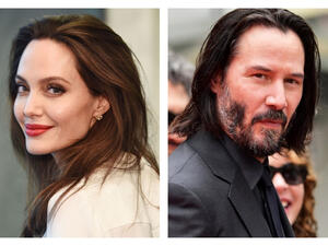 كيانو ريفز وأنجلينا جولي