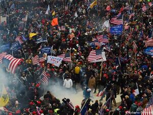 Hard-lined Trump supporters storm the U.S. Capitol on Jan. 6, 2020 (AFP/FILE) banner image