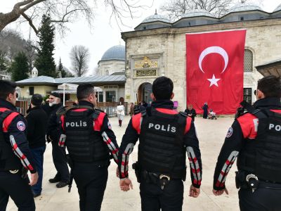 Turkish policemen