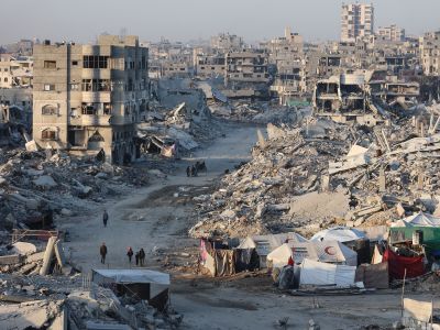 Gaza rubble to be transformed into island