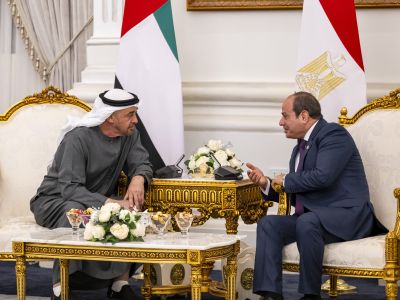 El-Sisi meets MBZ in Abu Dhabi