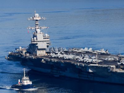 Two U.S. sailors injured in fire aboard USS Gerald R. Ford 
