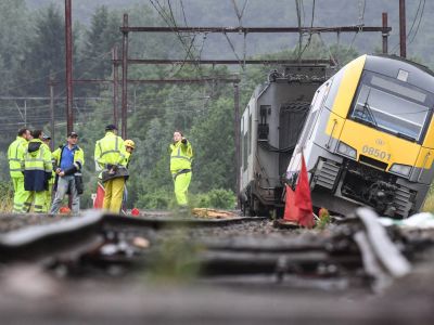 Several killed as train collides with school minibus in Belgium 