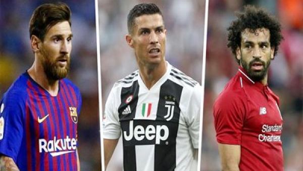 صلاح ورونالدو وميسي