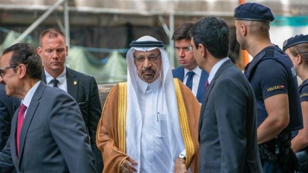 Saudi Arabia's Energy Minister Khaled al-Falih arrives at the headquarters of the Organization of the Petroleum Exporting Countries (OPEC) for meeting on July 01, 2019 in Vienna, Austria. 