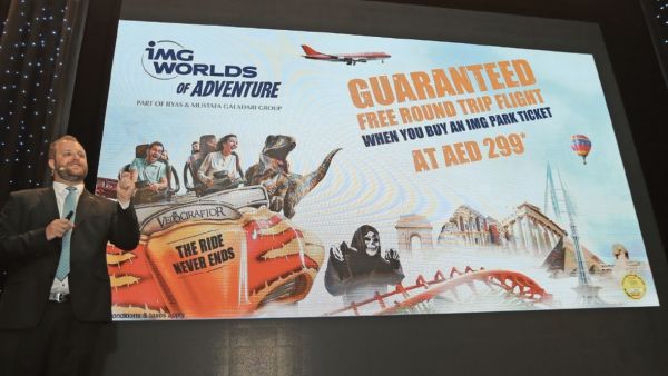 Lennard Francois Otto presents the UAE's 'biggest summer promo' of the year at the launch event in Dubai on Sunday.
