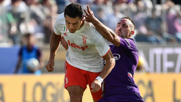 ريبيري ورونالدو خلال المباراة