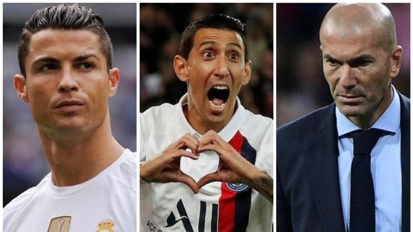 زيدان (يمين) في وضع لا يحسد عليه