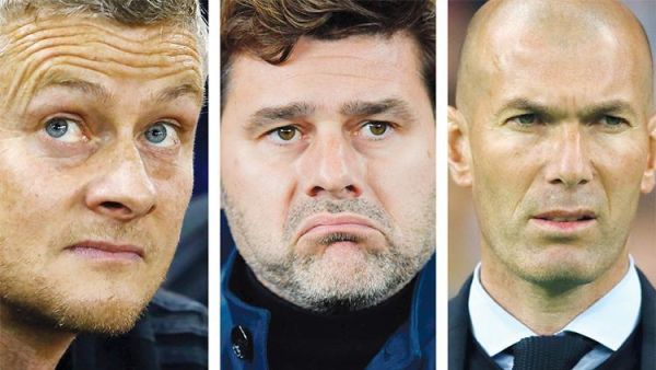 زيدان وبوتشيتينو وسولشاير