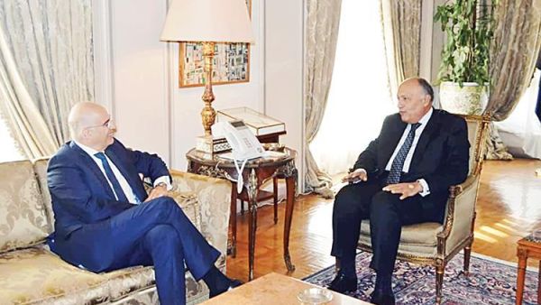 تأتي مباحثات مصر واليونان بعد توقيع اتفاق بين أنقرة وحكومة «الوفاق» الليبية لترسيم الحدود البحرية تأتي مباحثات مصر واليونان بعد توقيع اتفاق بين أنقرة وحكومة «الوفاق» الليبية لترسيم الحدود البحرية