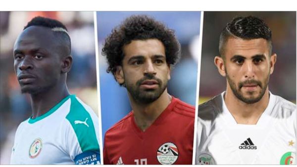 محرز وصلاح وماني