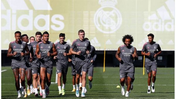 جانب من تدريبات ريال مدريد