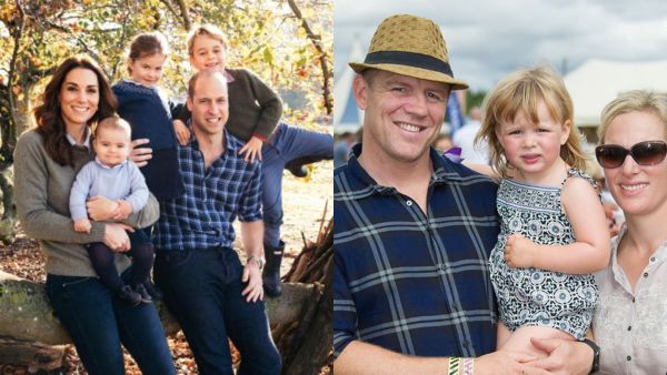 عائلة الأميرة زارا وعائلة دوق ودوقة كامبريدج