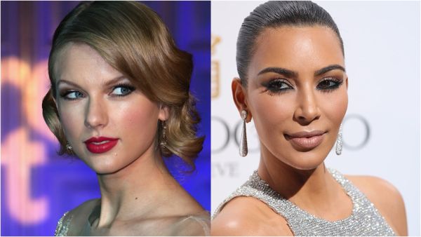 كيم كارداشيان وتايلور سويفت