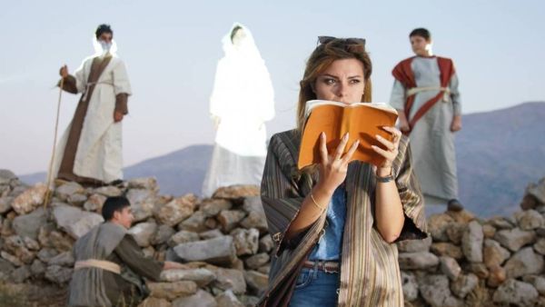 لقطة من وثائقي "على خطى المسيح".