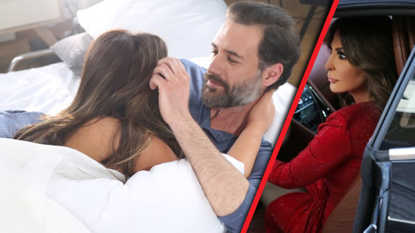Elissa in Bed with Man during Krahni Video shoot 