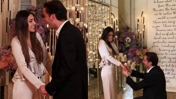 Former Miss Lebanon and actress Valerie Abu Chakra agreed to tie the knot with Lebanese businessman Ziad Ammar.