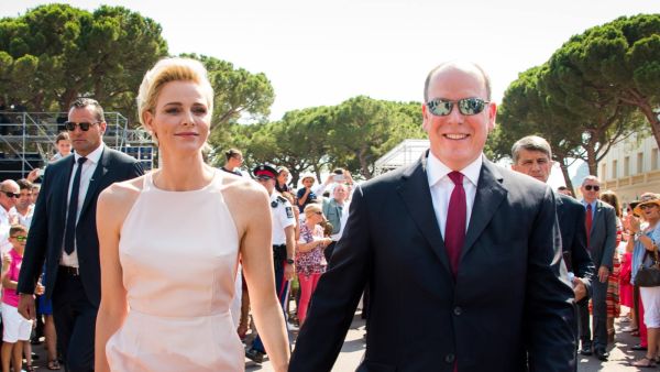 الأميرة شارلين وزوجها الأمير ألبرت