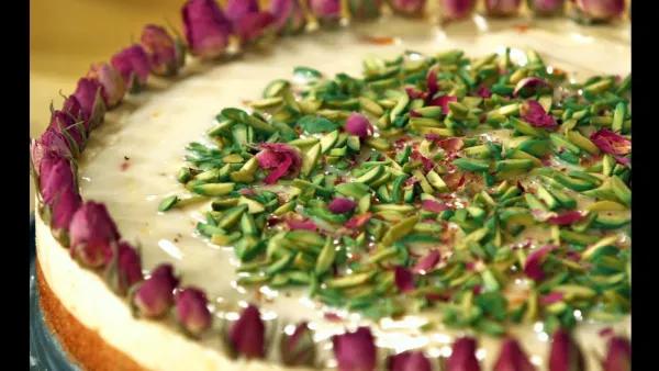وصفة البسبوسة بالزعفران