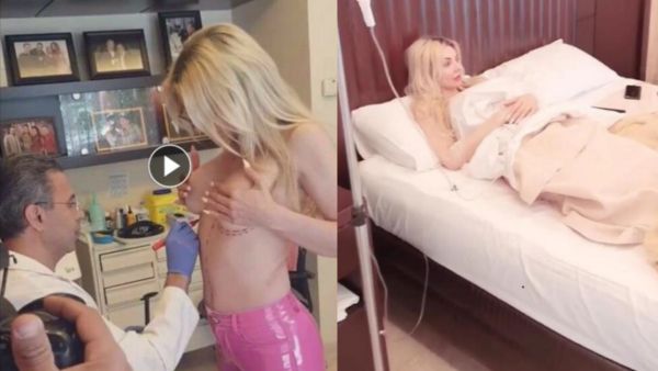 Myriam Klink posted a video at the plastic surgery clinic with Dr Nader Saab right before breast enlargement surgery Source myriamklinkk Instagram