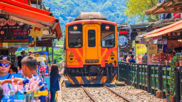 A floating lanterns at shifen railway station on the pingxi line in Taiwan. (Shutterstock/ File Photo)