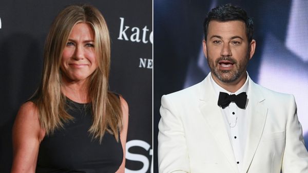 جيمي كيميل وجينيفر أنيستون