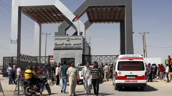 Rafah border open to aid Gaza. (AFP Photo) Rafah border open to aid Gaza. (AFP Photo)