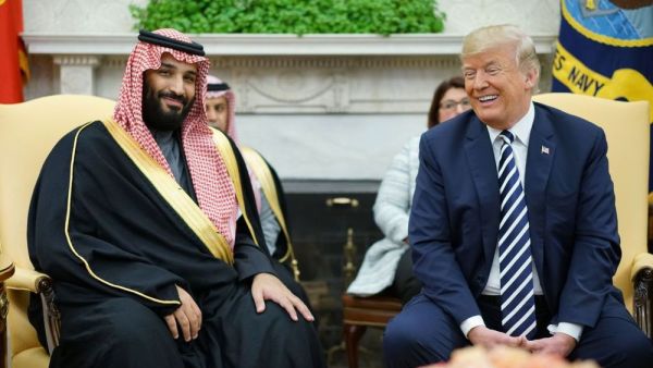  U.S. President Donald Trump and Saudi Arabia crown prince. (AFP/ File)