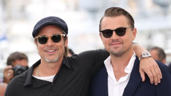 ليوناردو دي كابريو وبراد بيت