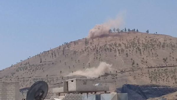 قوات الاحتلال الاسرائيلي  شنت عدوانا على تل الحارة في ريف درعا
