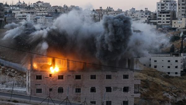 Israel demolished a number of Palestinian homes it considers illegally constructed near its separation barrier south of Jerusalem on July 22, in a move that drew international condemnation. (AFP/ File Photo)