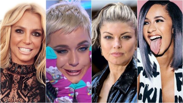 كاردي بي وفيرغي وكاتي بيري وبريتني سبيرز