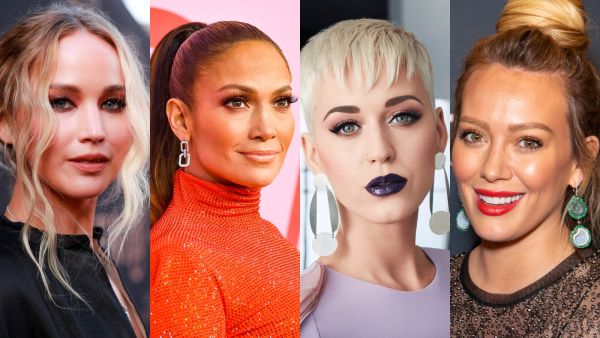 هيلاري داف وكاتي بيري وجينيفر لوبيز وجينيفر لورانس