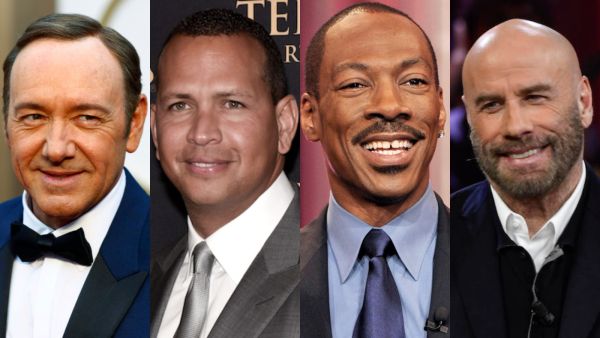 جون ترافولتا وإدي ميرفي وأليكس رودريغيز وكيفين سبيسي