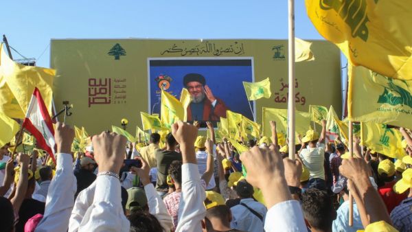 Hezbollah displayed a video showing a sample of its naval missiles, which was used 13 years prior to target an Israeli warship off the Lebanese coast during the July 2006 conflict. (Mahmoud ZAYYAT / AFP)
