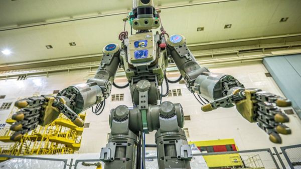 Putin's deputy premier, Dmitry Rogozin, claimed the war in Syria had shown Russia the importance of robots in difficult environments, and promised Fedor (pictured) would make a debut in space. (AFP/ File Photo)