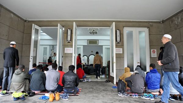 Muslims praying in a mosque in Taiwan. (AFP/ File Photo)