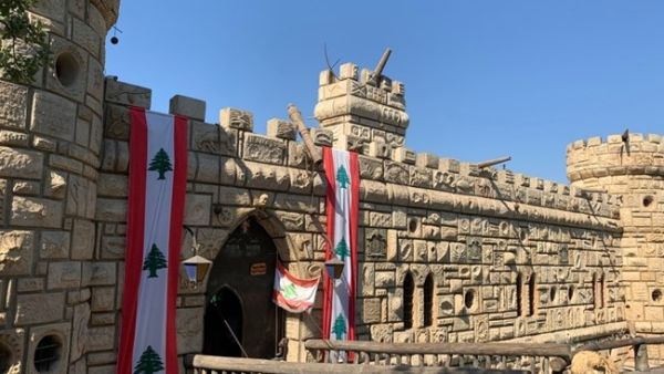 A view of the main entrance of the Moussa Castle, Aug. 15, 2019. (Photo by Ziad Maamary)