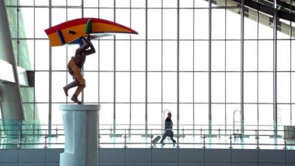 Art installation by Dia al-Azzaw (Twitter)