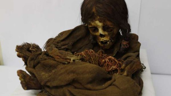 A 500-year-old mummy of an Incan girl has been returned to Bolivia some 129 years after. (Twitter)