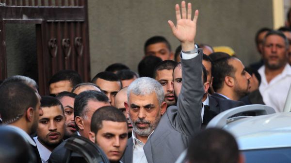 The leader of Hamas resistance movement in the Gaza Strip, Yahya Sinwar. (AFP/ File Photo)