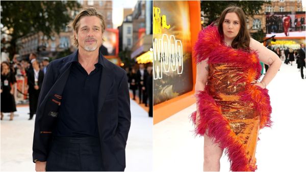 لينا دونهام وبراد بيت